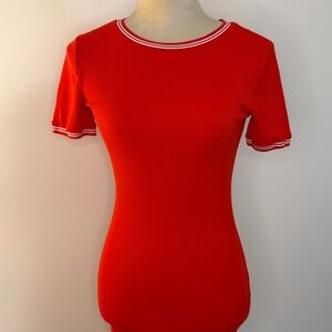 H&M Red Bodycon T shirt Dress Women’s Size 4